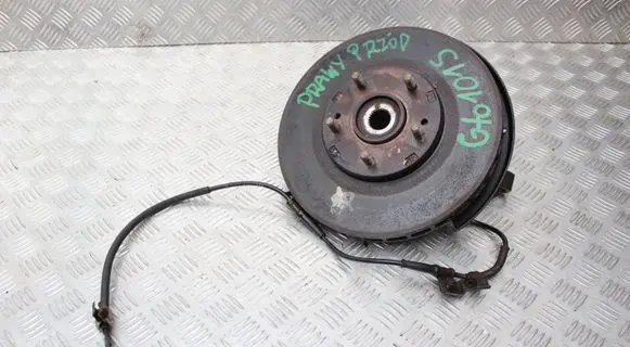 Front wheel hub spindle knuckle