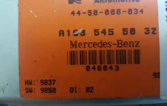 Mercedes-Benz ML W163 Transfer box differential control unit A1635455032 4450000034