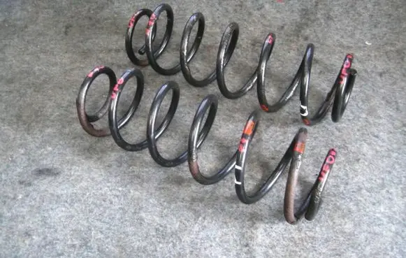 Rear coil spring