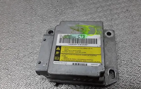 Cadillac CTS Airbag control unit/module 09397452