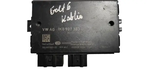 Volkswagen Golf VI Tow bar trailer control unit/module 1K0907383E 5DS00889502