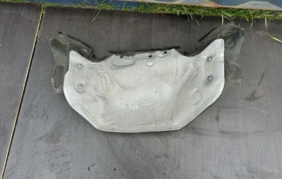 Heat shield in engine bay