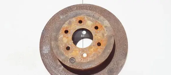 Nissan Pathfinder R51 Rear brake disc ventiliuojamas