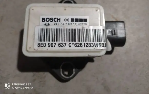 Audi A4 S4 B7 8E 8H ESP acceleration yaw rate sensor 8E0907637C
