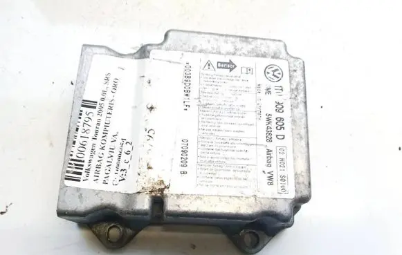 Volkswagen Touran I Airbag control unit/module 1t0909605d 5wk43828 1t0909605d5wk43828