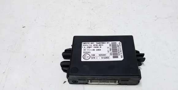 Toyota Yaris Immobilizer control unit/module 897800D010 VP6BFF10849