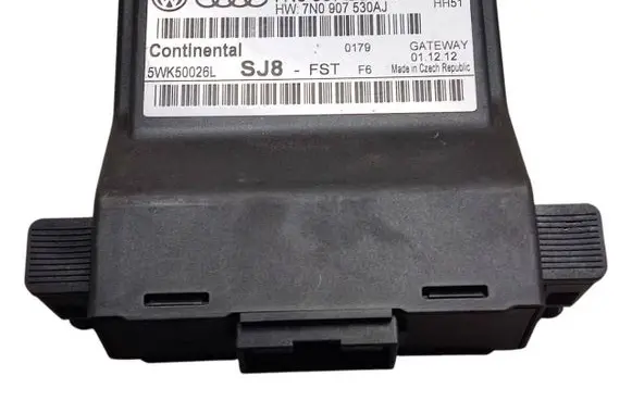 Volkswagen PASSAT B7 Gateway control module 7N0907530AJ 5WK50026L