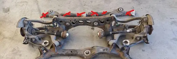 Audi A4 S4 B8 8K Rear suspension assembly kit set 