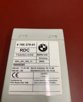 BMW X5 E70 Tire pressure control unit 6785279