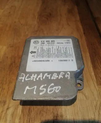 Seat Alhambra (Mk1) Airbag control unit/module 1C0909605