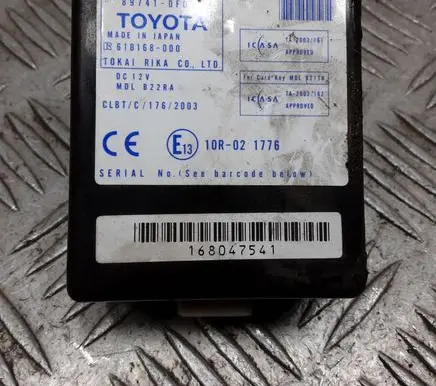 Toyota Corolla Verso AR10 Door control unit/module 897410F010 10R021776 168047541