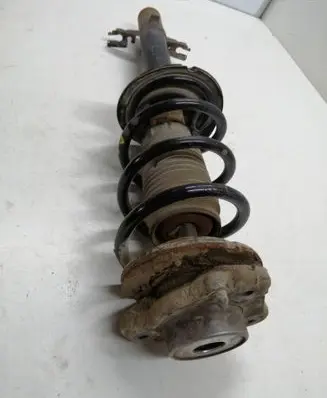 Front shock absorber with coil spring