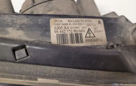 Citroen C5 Headlight/headlamp 9644275280 89021219