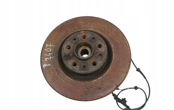 Front wheel hub spindle knuckle