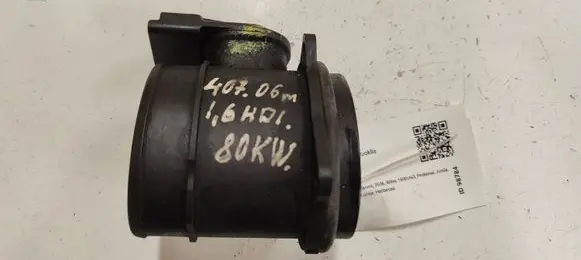 Peugeot 407 Mass air flow meter 9650010780 72834204