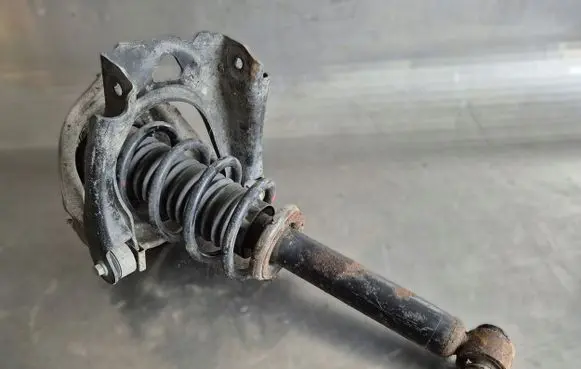 Peugeot 407 Rear shock absorber with coil spring 