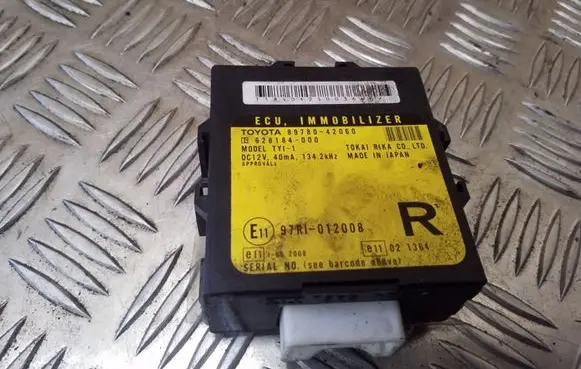 Toyota RAV 4 (XA20) Immobilizer control unit/module 8978042060