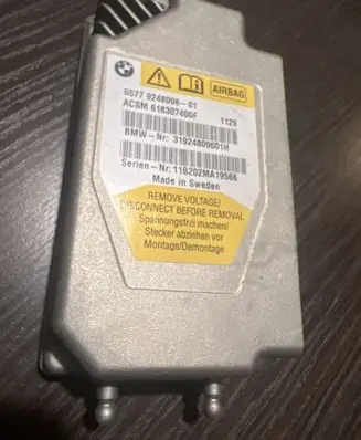 BMW 5 F10 F11 Airbag control unit/module 9248096