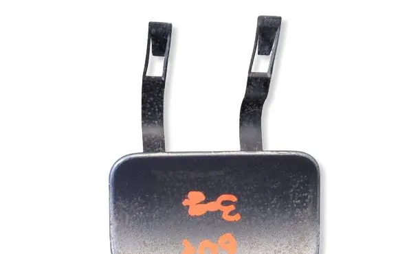Peugeot 607 Rear bumper row hook cap/cover 9629154177 1852318016