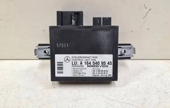Mercedes-Benz E W211 Tire pressure control unit A1645409545 A0038200526 5WK48382