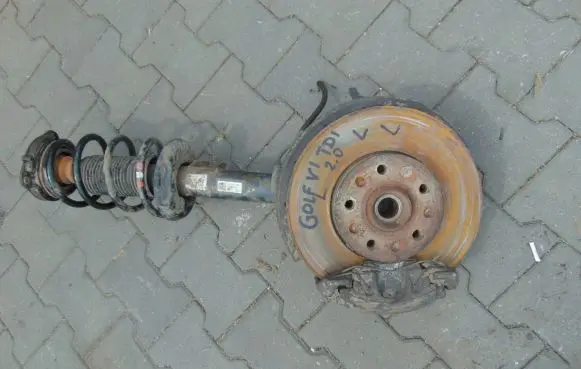 Volkswagen Golf VI Front wheel hub spindle knuckle 1T0413031HP