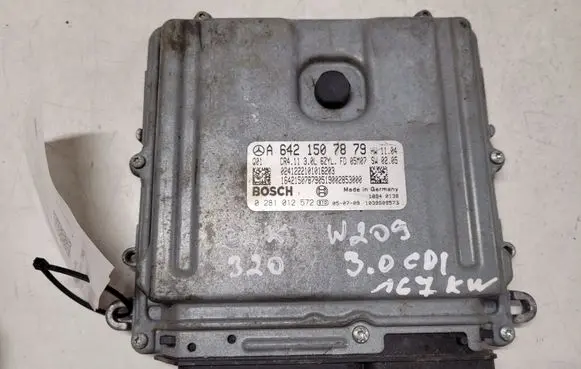 Mercedes-Benz CLK A209 C209 Engine control unit/module A6421507879 0281012572 CR411