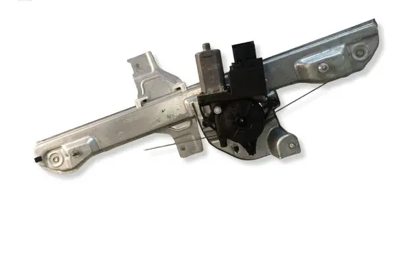 Peugeot 2008 I Front door window regulator with motor 9819905480