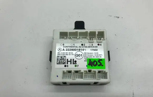 Mercedes-Benz C W205 Door control unit/module A2229001814 A2229015803 A2C7452870800