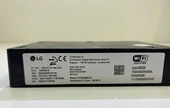 Opel Mokka X Other control units/modules 84246506 544948685