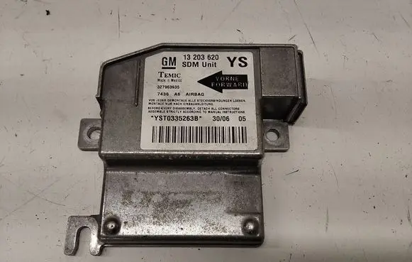 Opel Meriva A Airbag control unit/module 13203620