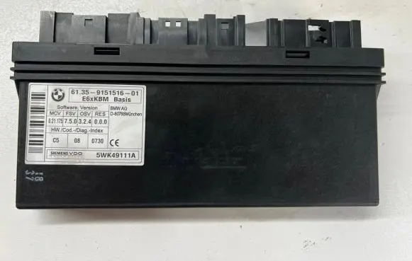 BMW 5 E60 E61 Comfort/convenience module 9151516 5WK49111A