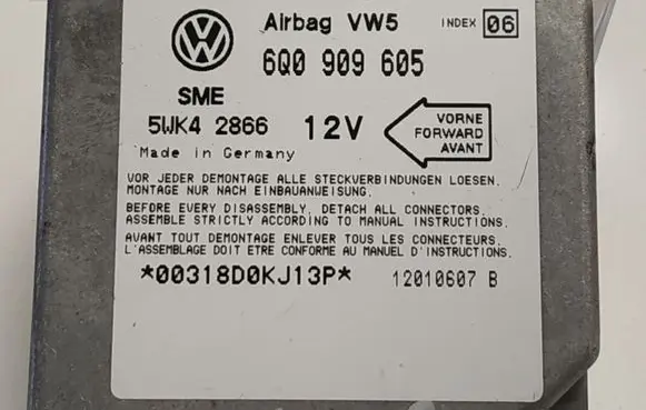 Volkswagen Sharan Airbag control unit/module 6Q0909605