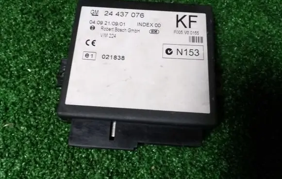 Opel Zafira A Comfort/convenience module 24437076 021838 F005V00155