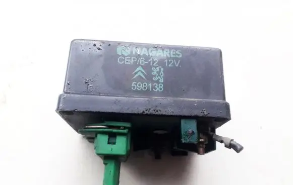 Peugeot 607 Glow plug pre-heat relay 598138