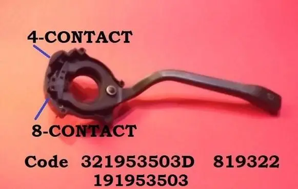 Volkswagen Caddy Wiper control stalk 321953503D 191953503