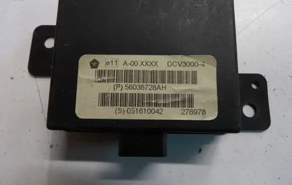 Jeep Grand Cherokee (WK) Alarm control unit/module 56038728AH 051610042 DCV30004