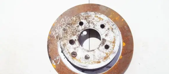 Nissan X-Trail T31 Rear brake disc ventiliuojamas