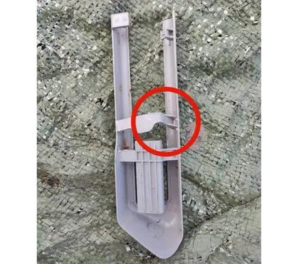BMW 5 F10 F11 Front driver seat rail trim 52106981781
