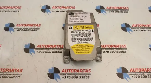 BMW 5 E60 E61 Airbag control unit/module 9172019 220443136