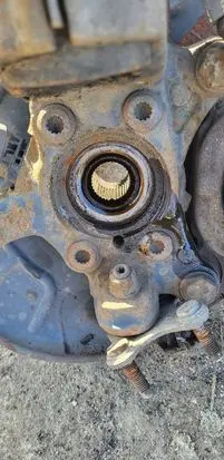 Volkswagen Caddy Front wheel hub spindle knuckle 2K5412021D 091210C2474