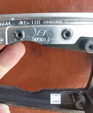 BMW 5 F10 F11 Dashboard glove box trim 9192941