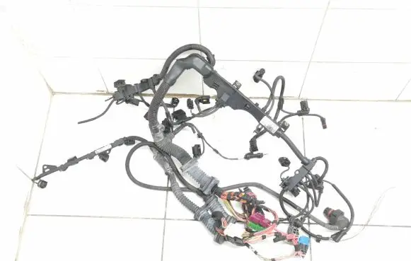BMW 5 E60 E61 Engine installation wiring loom 7803771 758038903B 7803772