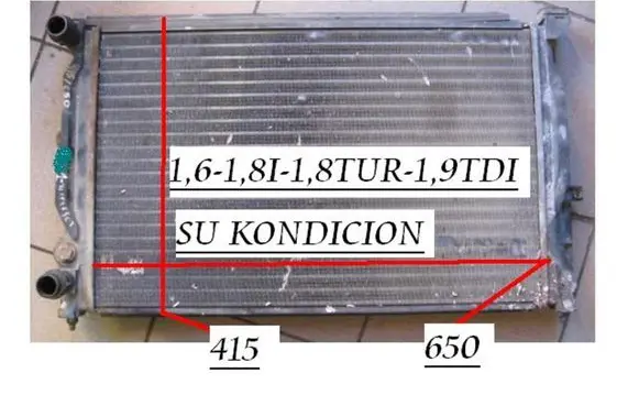 Audi A4 S4 B5 8D Coolant radiator 8D0121251AC
