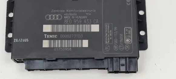 Audi A4 S4 B6 8E 8H Comfort/convenience module 8E0959433CA 01750958