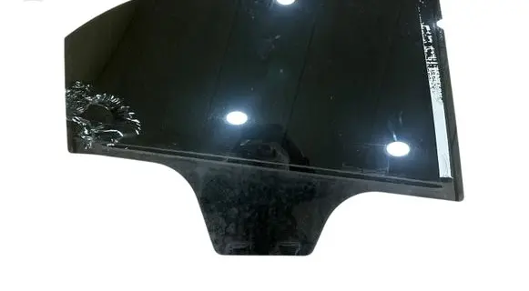 Fiat 500X Rear door window glass 43R008600 DOT24M97AS3 E000259