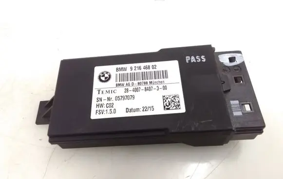 BMW X5 F15 Seat heating relay 9216468