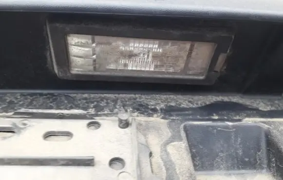Renault Scenic II - Grand scenic II Number plate light
