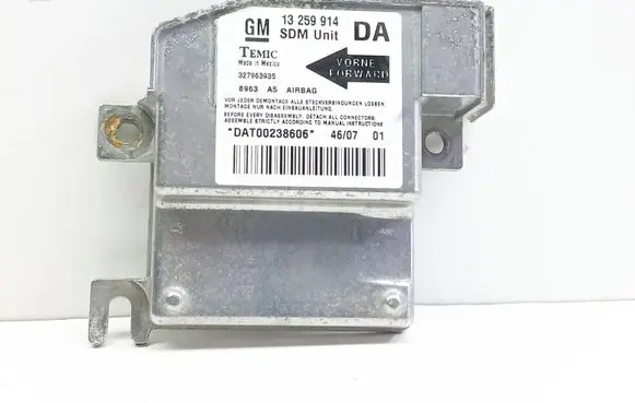 Opel Combo C Airbag control unit/module 13259914 327963935