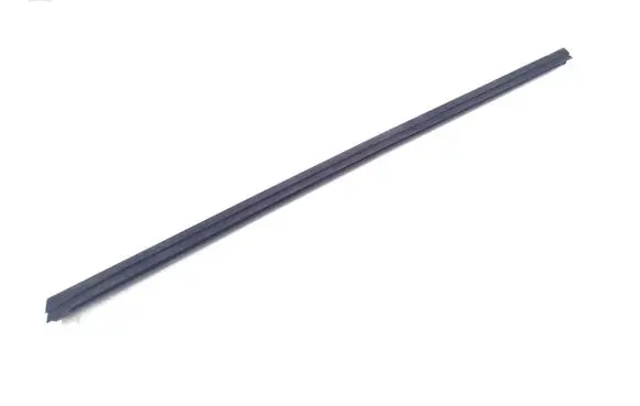 Front door glass trim molding