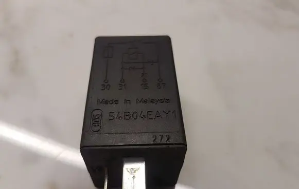 Peugeot 206 Glow plug pre-heat relay 54B04EAY1